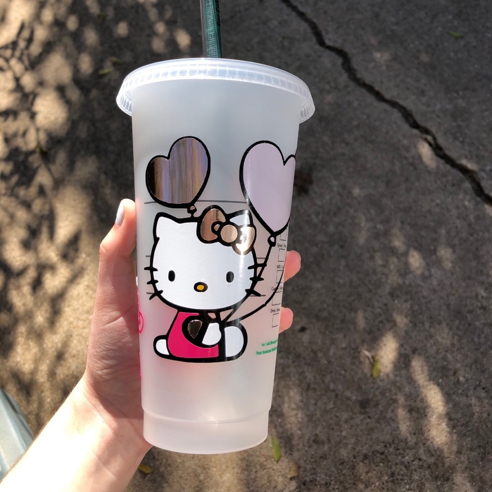 Hellokitty Venti Starbucks Reusable Cold Cup - image 1